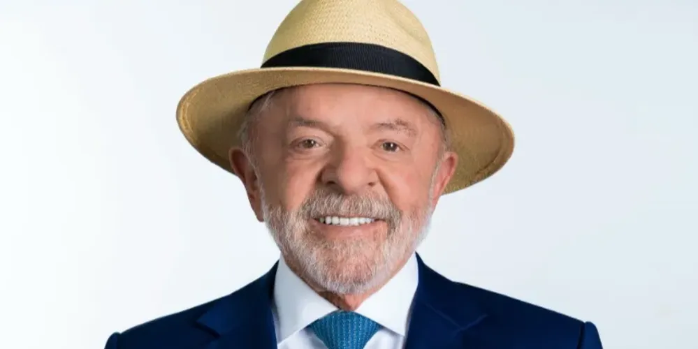 O presidente Luiz Inácio Lula da Silva (PT) em sua foto de exibição nas urnas eletrônicas