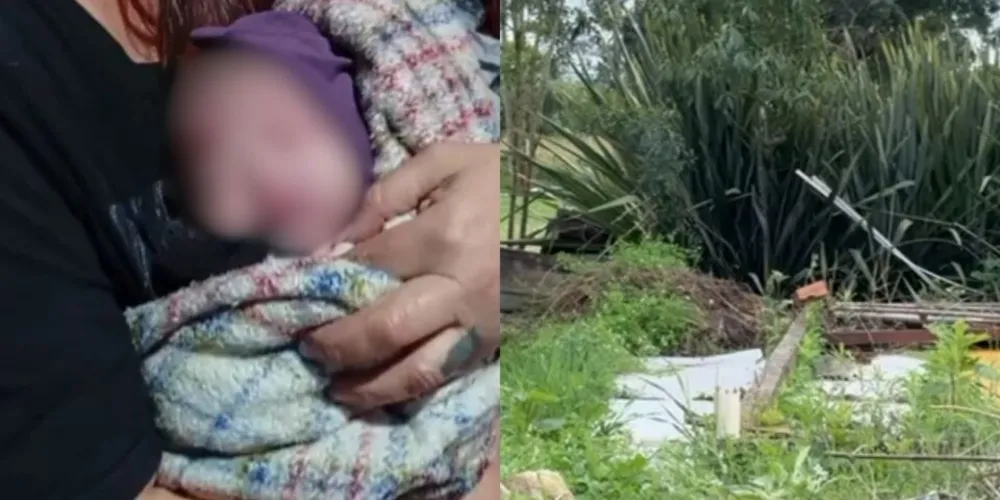 Mãe da bebê abandonada em Piraquara foi liberada e pode responder por tentativa de infanticídio
