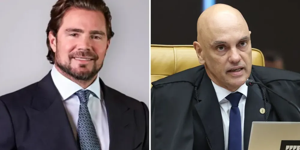 Daniel Vorcaro e Alexandre de Moraes