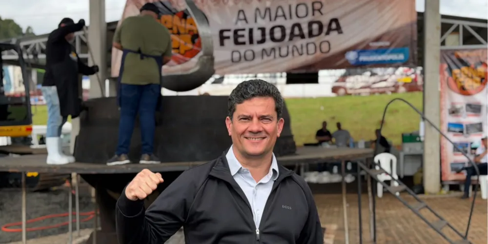 Moro participou da 15ª Fenafe, tradicional evento da maior feijoada do mundo