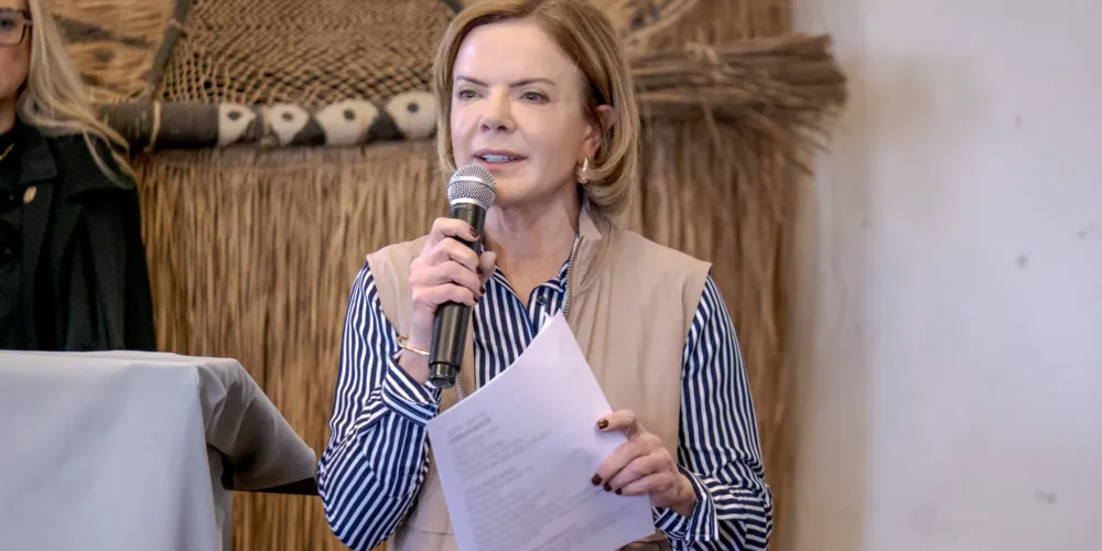 Pré-candidata ao Senado Gleisi Hoffmann
