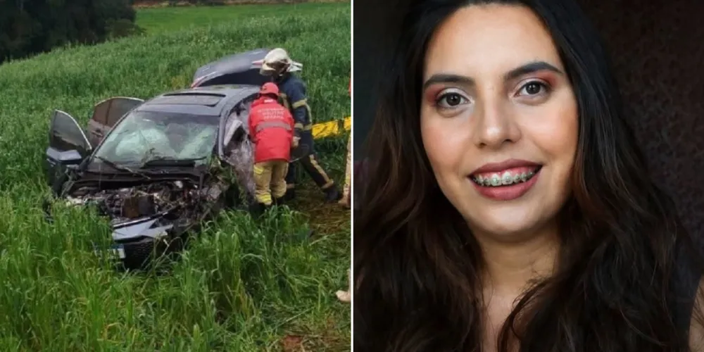 Jaline, que estava no Corsa, morreu ainda no local do acidente