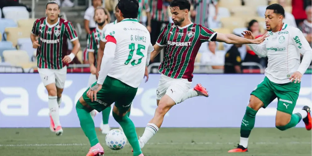 Fluminense e Palmeiras se enfrentaram pela 23ª rodada do Campeonato Brasileiro