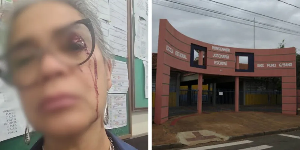 Aluno agride professora ao pedido para ir ao banheiro negado perto do fim da aula