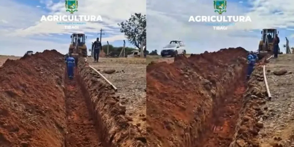 A obra terá aproximadamente 1.800 metros de extensão