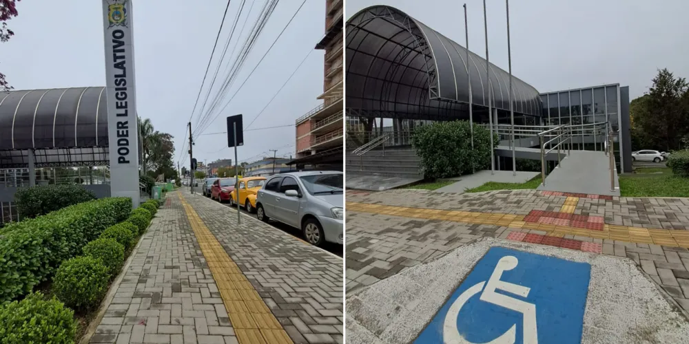 Intervenções na infraestrutura da Câmara Municipal de Ponta Grossa (CMPG) contribuem para a acessibilidade do local