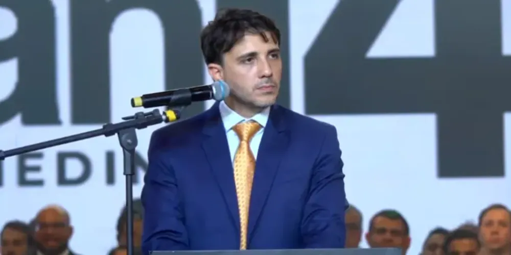O candidato à Presidência da República pelo partido Missão, Renan Santos