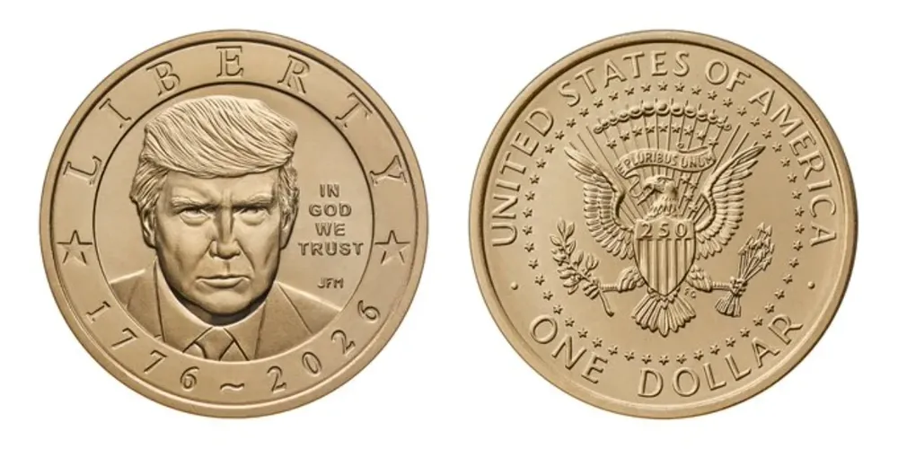 Bessent afirmou ainda que a moeda com a imagem de Trump representa “a força dos valores americanos"