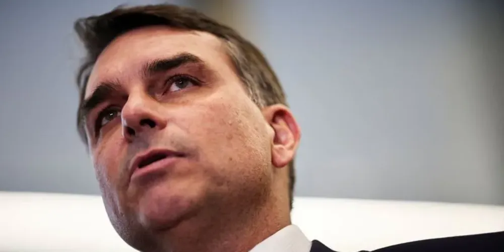 Senador Flávio Bolsonaro, candidato do PL à Presidência