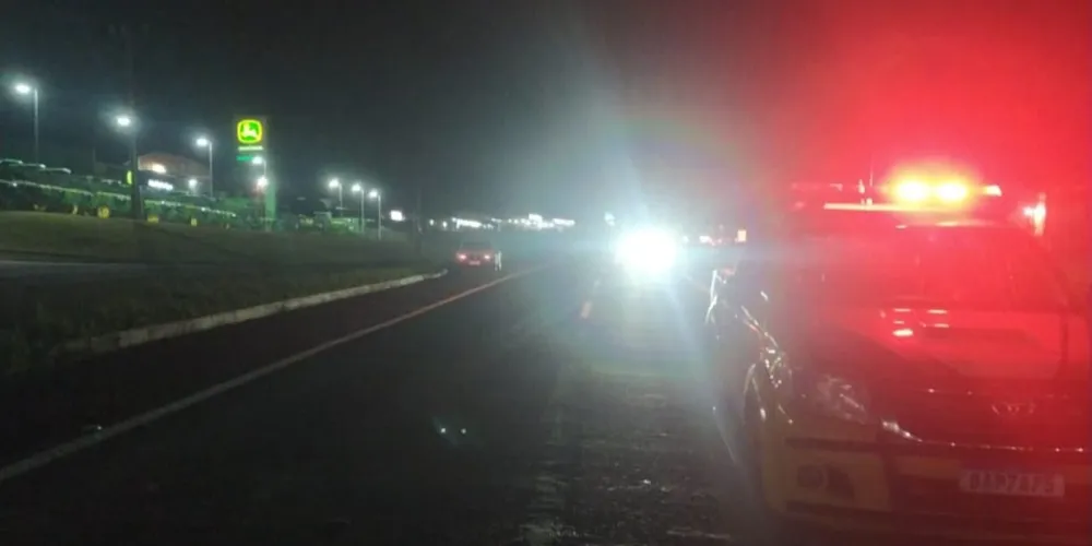 A colisão ocorreu por volta das 18h20, na altura do quilômetro 169+800m