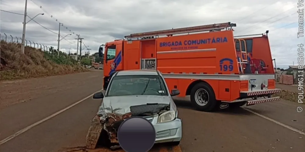 A colisão ocorreu por volta das 12h12, no quilômetro 427+100m do trecho que liga Guarapuava a Pinhão