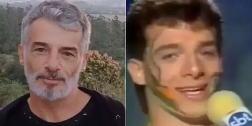 Carlos Cesare como Pablo, de 'Qual é a Música', e com visual aos 60 anos