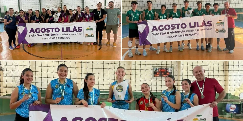 Durante o Desafio, a AMCG também promoveu mais uma ação alusiva ao Agosto Lilás