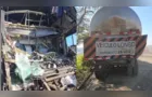 Motorista paranaense morre em acidente envolvendo ônibus e carreta
