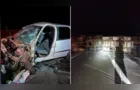 Motorista fica gravemente ferido após colidir com um caminhão na BR-376