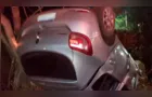 Amigos capotam carro ao retornar de festa e motorista foge após acidente na BR-467