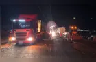Caminhão de PG se envolve em acidente com outros dois veículos na PR-466