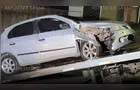 Jovem fica ferido após bater carro contra caçamba em PG