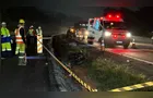 Mulher morre em grave acidente entre moto e carreta no Contorno Norte