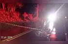 Idoso morre após sofrer queda de motocicleta na PR-456 em Palmital