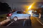 Duas pessoas ficam feridas após carro capotar na PR-151 em Castro