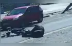 Vídeo mostra momento em que motorista abre porta e acerta autopropelido em PG