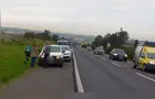 Veículo oficial do Iapar se envolve em acidente na PR-151 em Carambeí