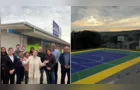 Elizabeth visita escola atingida por temporal em PG