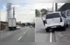 Caminhão ‘arrasta’ carro em briga de trânsito na Zona Norte do Rio; confira vídeo