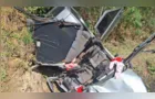 Criança de 9 anos fica gravemente ferida em capotamento na PR-364
