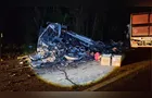 Colisão com micro-ônibus da Saúde deixa 21 mortos na BR-373 em Ipiranga