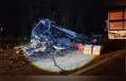 Colisão com micro-ônibus da Saúde deixa 21 mortos na BR-373 em Ipiranga