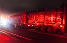 Motorista fica ferido em colisão com caminhão na PR-151 em Jaguariaíva