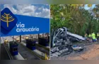 Via Araucária mobiliza mais de 10 veículos para resgate das vítimas na BR-373