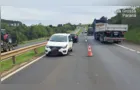 Motorista é preso após sair da pista com Fiat Mobi em Ponta Grossa