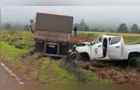 Cinco pessoas morrem em colisão frontal na PR-090, em Ventania