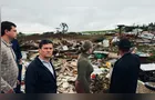 Moro e Elizabeth visitam Piraí do Sul e prestam apoio às vítimas de tornado