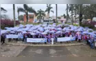Caminhada do Agosto Lilás reuniu 200 pessoas em Campo Largo