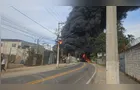 Incêndio de grandes proporções atinge indústria em SP