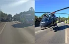 Motociclista morre ao bater em carro e pista da BR-277, em Morretes, é totalmente interditada