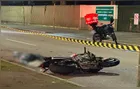 Motociclista morre ao ser atingido por outra moto que tentava fazer conversão proibida