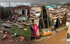 'Santinhas' ficam intactas após casa ser destruída por tornado em Piraí do Sul