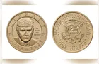 EUA começa a produzir moeda de US$ 1 com o rosto de Trump
