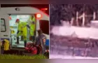 Veja o momento em que mulher é atropelada na PR-151, entre Carambeí e Ponta Grossa