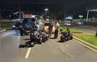 Homem fica ferido após acidente entre moto elétrica e carro em Ponta Grossa