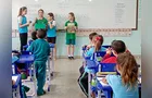Turma de Imbituva protagoniza projeto sobre reciclagem de tampinhas