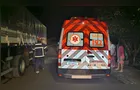 Caminhão dispara e passa por cima da perna de homem em PG