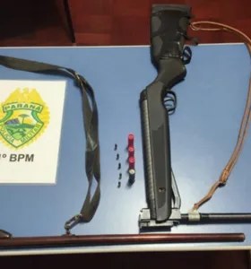 Todo o material apreendido foi encaminhado à Delegacia de Polícia Civil de Piraí do Sul