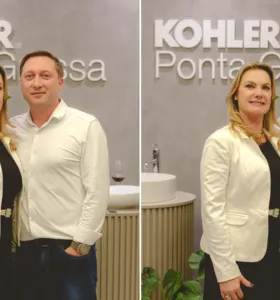 No registro, ao lado do marido, Eliandro Favretto, Viviane traduz a felicidade de celebrar a vida cercada por quem ama