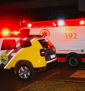 Uma equipe da PM foi acionada até o Hospital Municipal Santo Antônio
